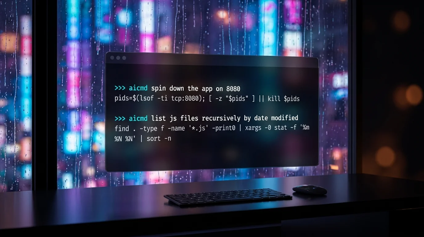 aicmd — Turn Prompts into Terminal Commands